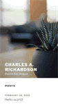 Mobile Screenshot of charlesarichardson.com